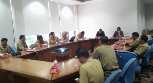 Didampingi Kades, Camat Ekspose Penataan Kota Jonggol Di Bappeda Bogor